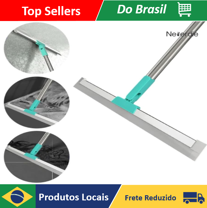 Magic Squeegee or Magic Broom 2-in-1 Magic Broom Hair-Remover Glass Cleaner Silicone with Telescopic Handle-Neverdie Store
