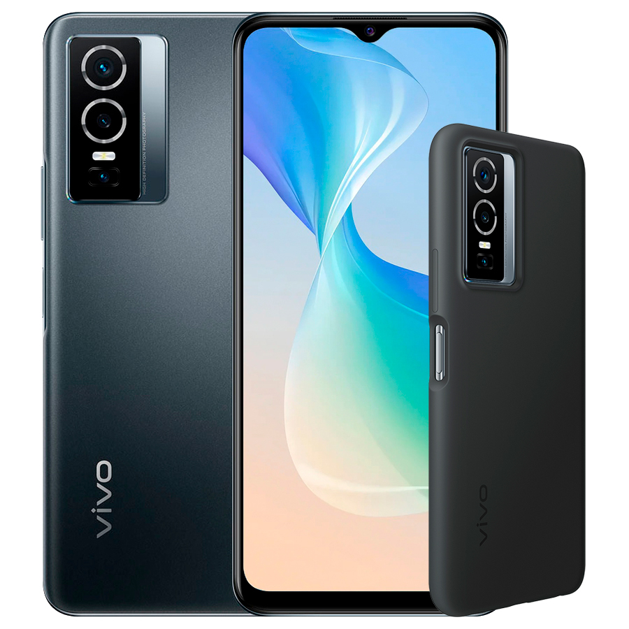 VIVO Y76 5G Smartphone with 8GB RAM and 256GB Storage, 6.58" FHD+ Display, 50MP Main Camera, 4100mAh Battery, and 44W Fast Charging, Dual SIM, Android, NFC, ideal for seamless connectivity and performance.