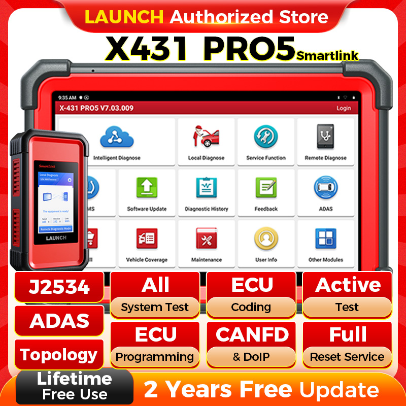 NEW Launch X431 PRO 5 PRO5 Car Diagnostic Tools J2534 Programming Auto OBD2 Scanner Diagnosis Automotive Tool pk X-431 V+