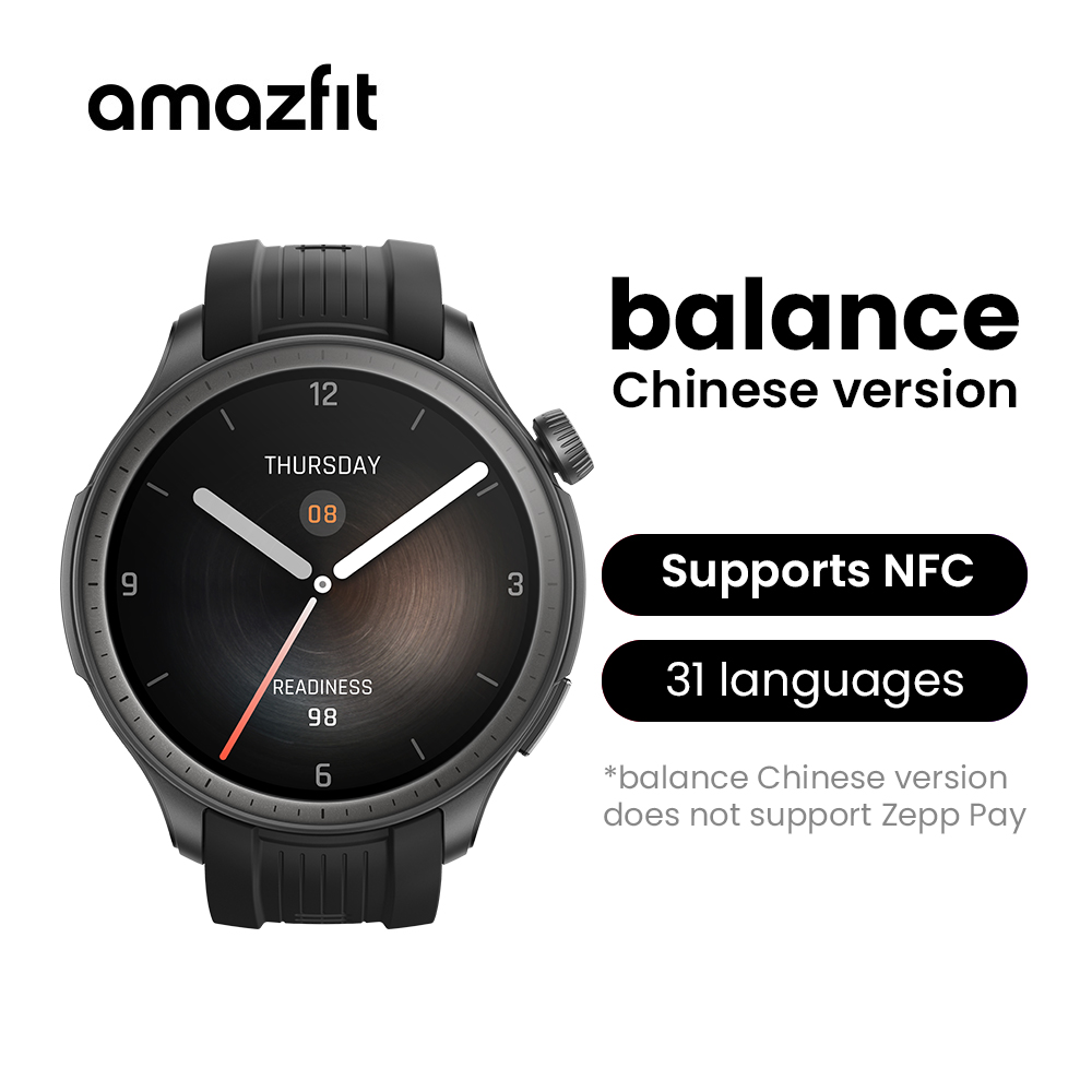 Amazfit Balance 46mm Smart Watch 150+Sports Modes 14-Day Battery Dual-Band GPS SmartWatch For Android IOS Phone
