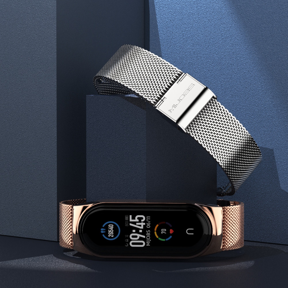 Strap for Mi Band 10 9 8 7 6 5 Metal Milanese Bracelet Mi Band 9 Wristband for Mi Band 6 Mi Band 7 Strap For Xiaomi Miband 8 9