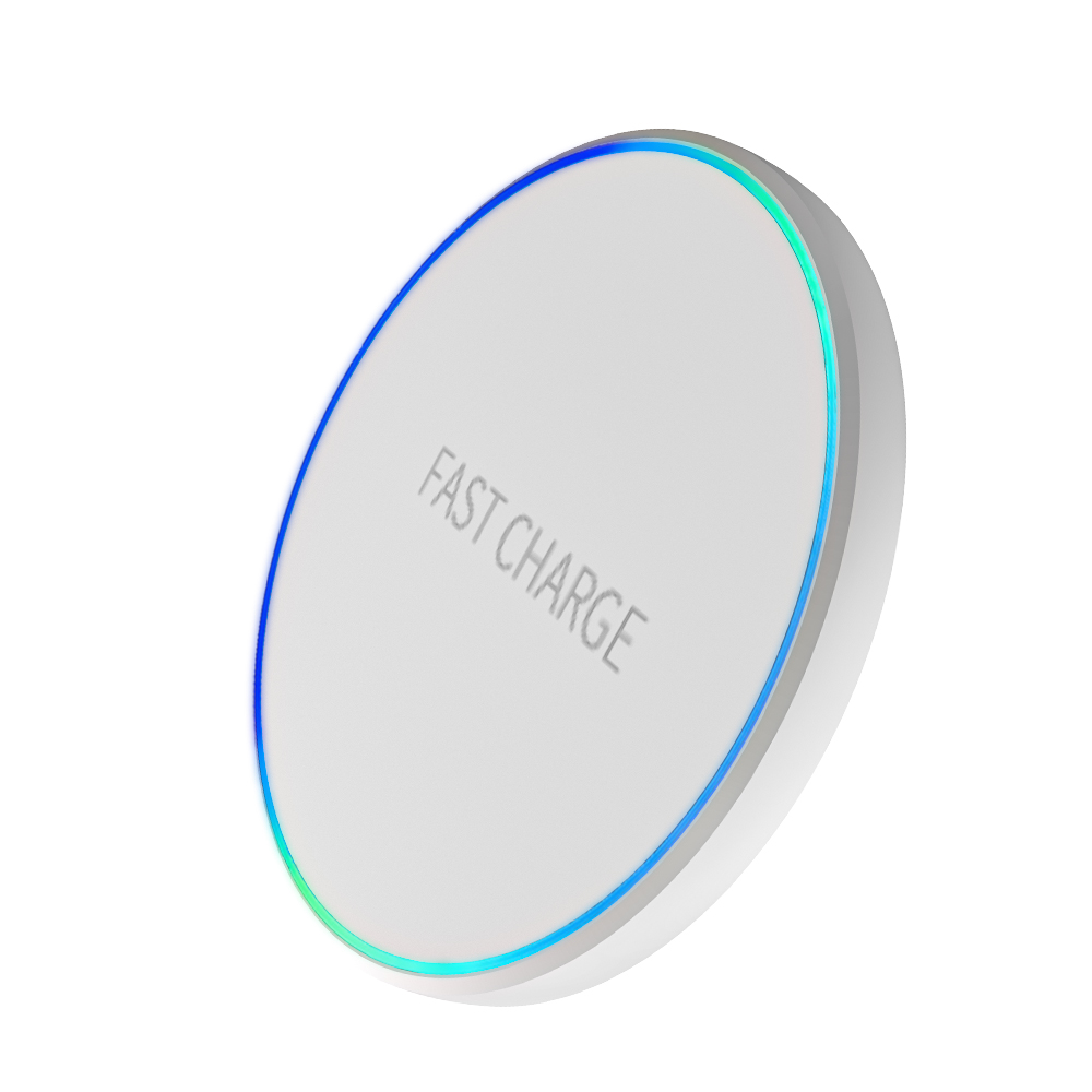 Wireless Charger For PHONE \PAD\WATCH \EarphonesInduction Fast Charging Pad Dock Station White No Cable