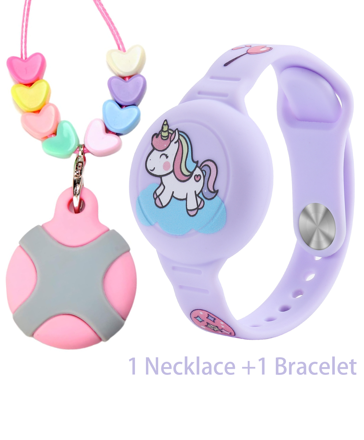 Airtag Bracelet for Kids Necklace, Comfy Secure Air Tags Wristband Kids Air Tag Necklace for Kids, Adults Kids AirTag Watch Band
