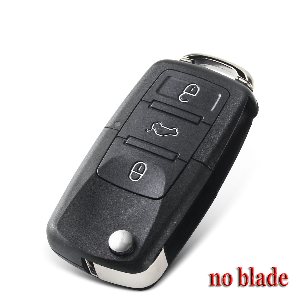 KEYYOU Flip Key For Volkswagen VW Golf 4 5 6 7 Jetta Passat CC Tiguan Polo Beetle Touran Skoda Remote Shell Fob Car Key No Blade Original Key