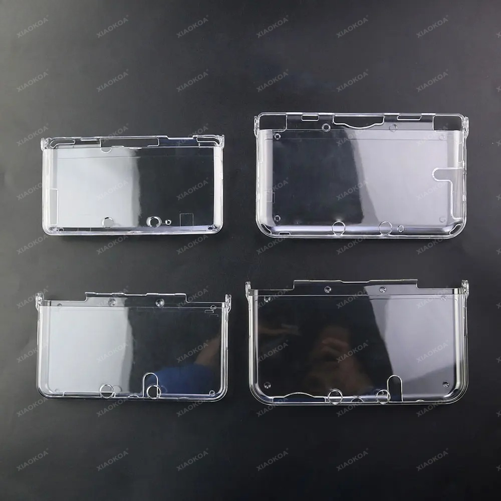 Plastic Clear Crystal Protective Hard Shell Skin Case Cover For GBA SP NDSL DSI NDSi XL 3DS XL New 3DS XL LL Console