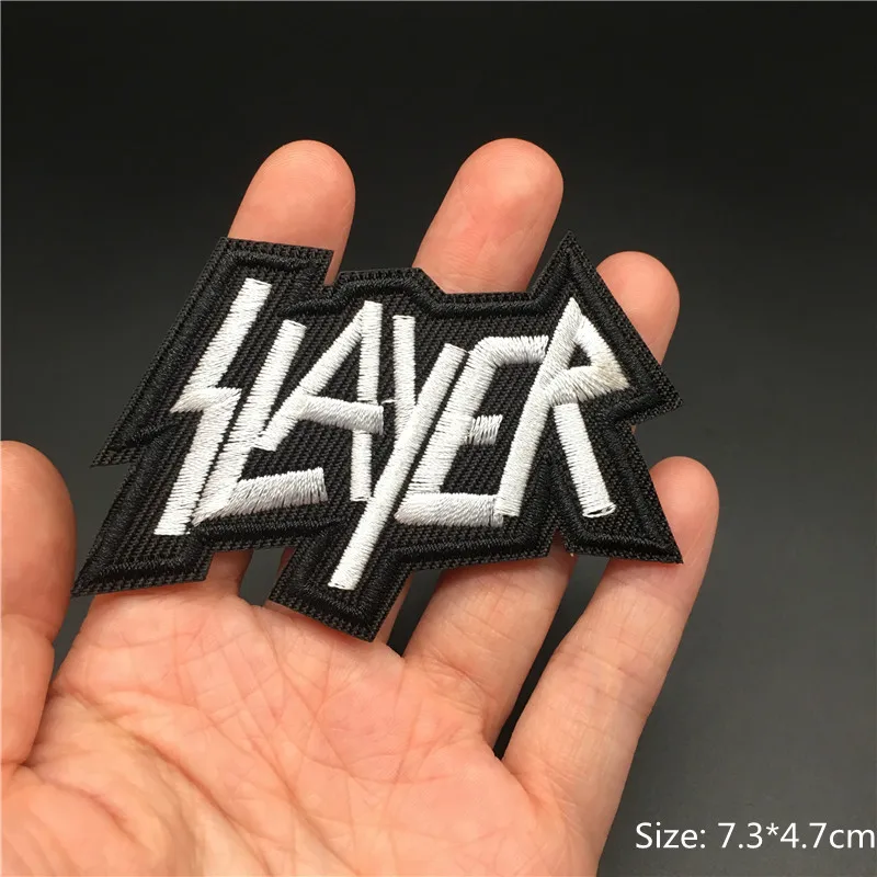 Band Rock Clothes Badges Iron On Patches Appliques Embroidered Music Punk Stripes for Clothes Jacket Jeans Diy Decoration RB 0017
