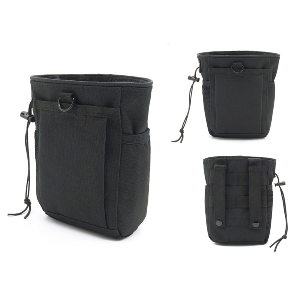 2026 New Outdoor 3-5L Storage Camouflage Molle  Dump Drop Pouch Recycle Waist Pack Ammo Bags Hunting Accessories Bag Pouches Black
