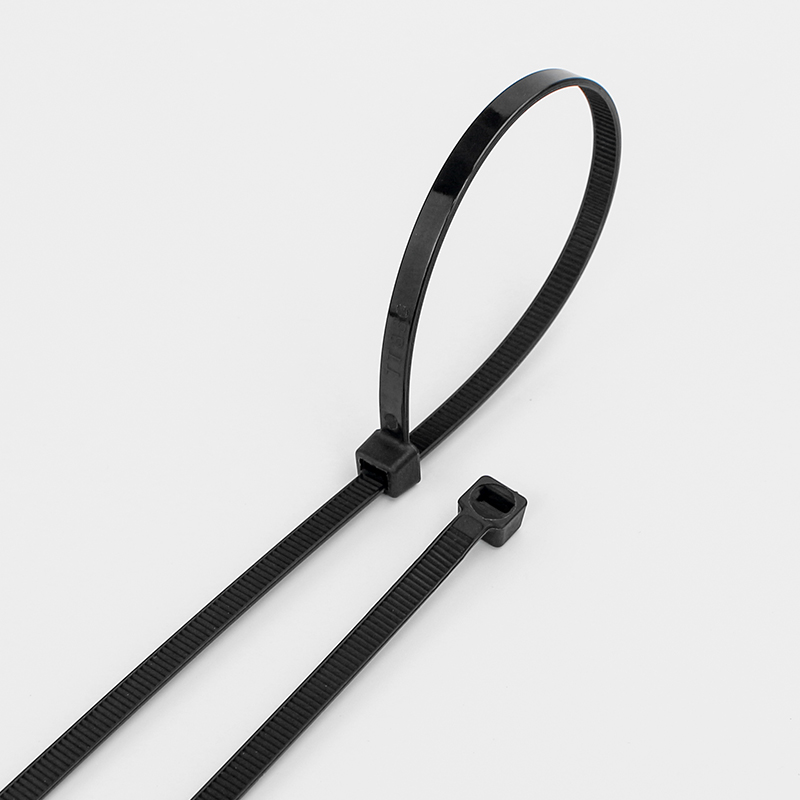 Plastic Nylon Cable Tie 100 PCS Black 5X300 Cable Tie Fixing Ring 3X200 Cable Tie Zipper with 5X200 Self-Locking Nylon Cable Tie