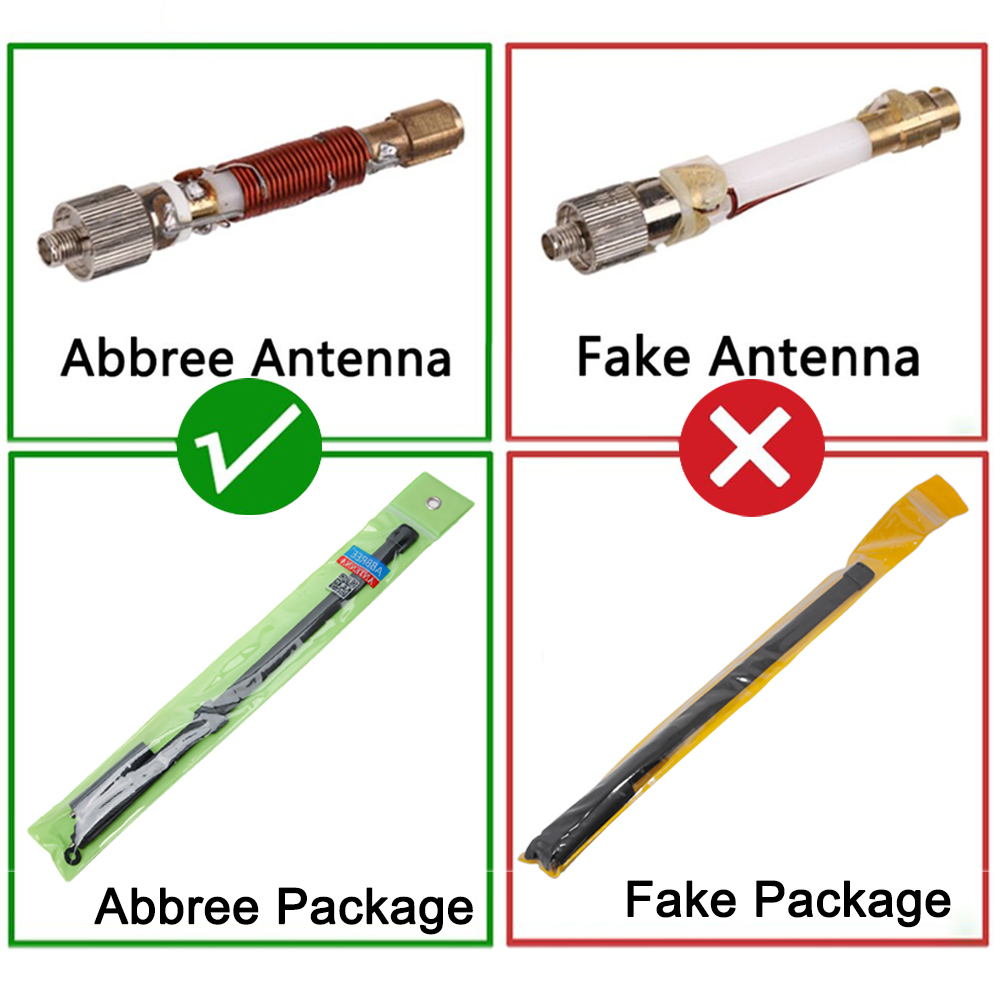 ABBREE CS Tactical Antenna SMA-Female Dual Band VHF UHF 144/430Mhz Foldable For Walkie Talkie Baofeng UV-21 UV-5R QuanSheng K5