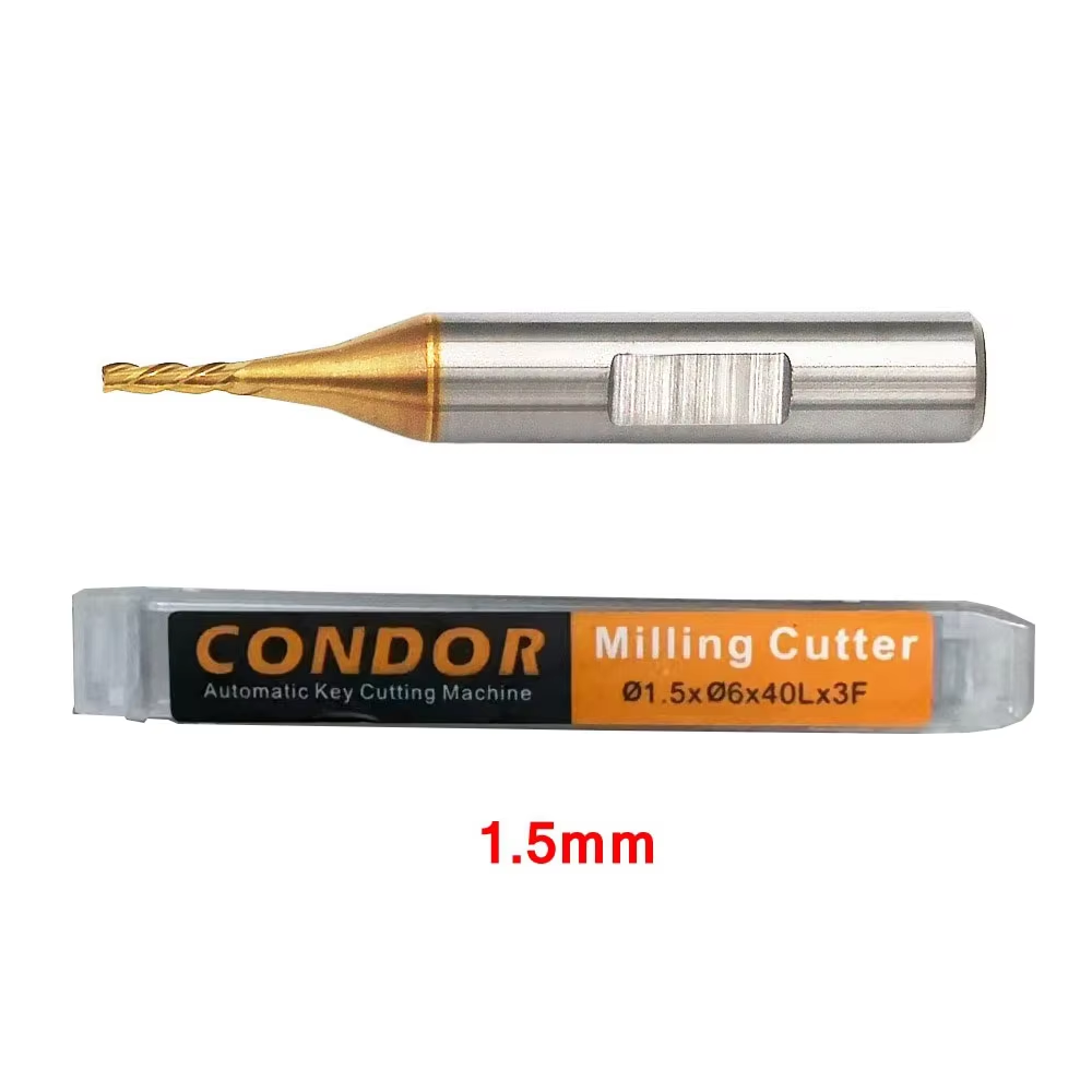 1.0mm 1.5mm 2.0mm 2.5mm Milling Cutter Probe for Xhorse CONDOR XC MINI Plus Dolphin XP-005 Dolphin XP-007 Key Cutting Machine