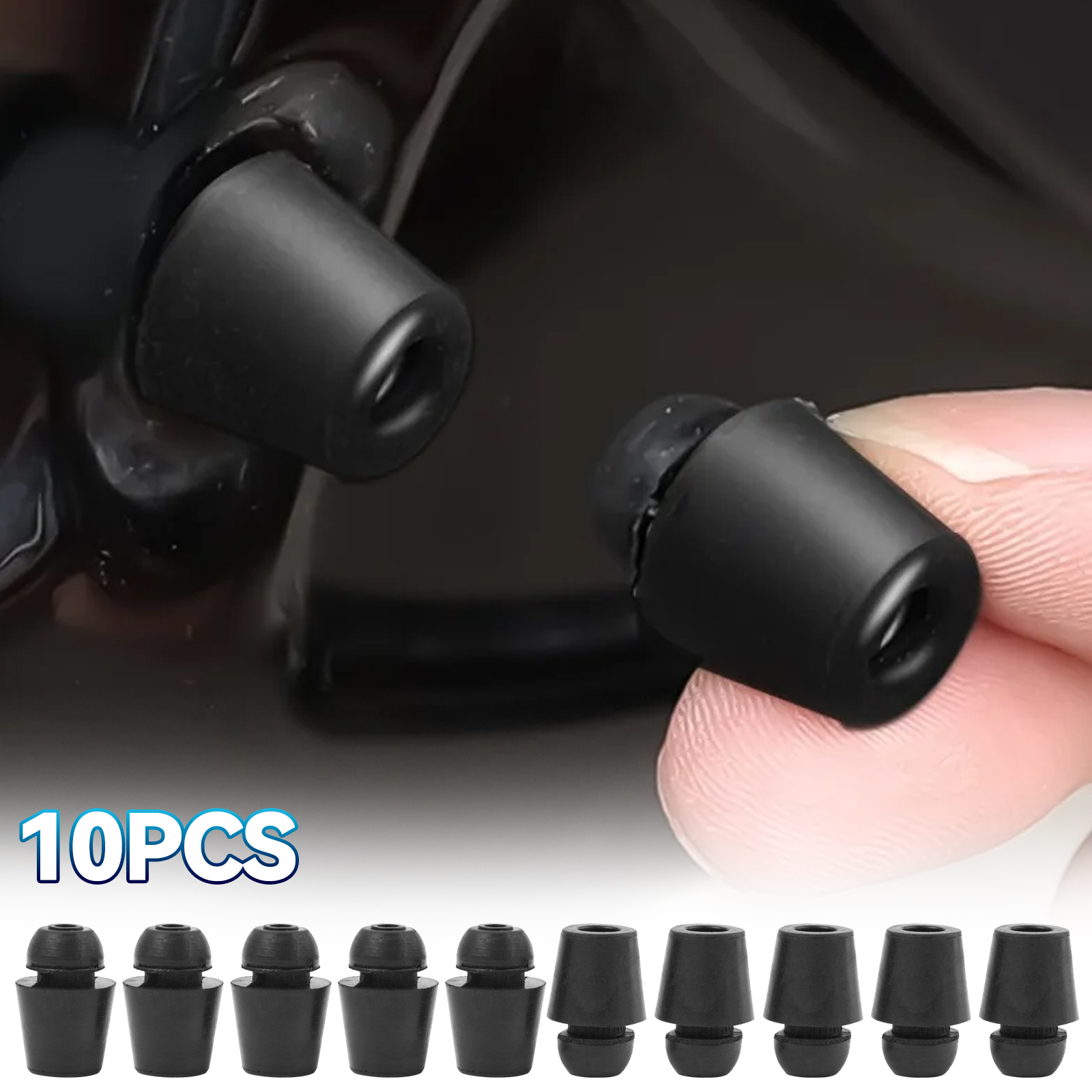 10x Car Door Dampers Buffer Rubber Pad Cover Rubber Anti Shock Cap For Hyundai Elantra Sonata Accent ix35 IX45 Kia Rio 4 5 Ceed