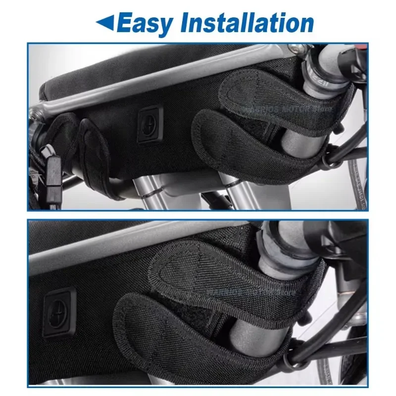 Motorcycle Handlebar Bag Waterproof with Touchscreen Phone Storage Bag Travel Storage Bag for  BMW Kawasaki Triumph Motorcycle