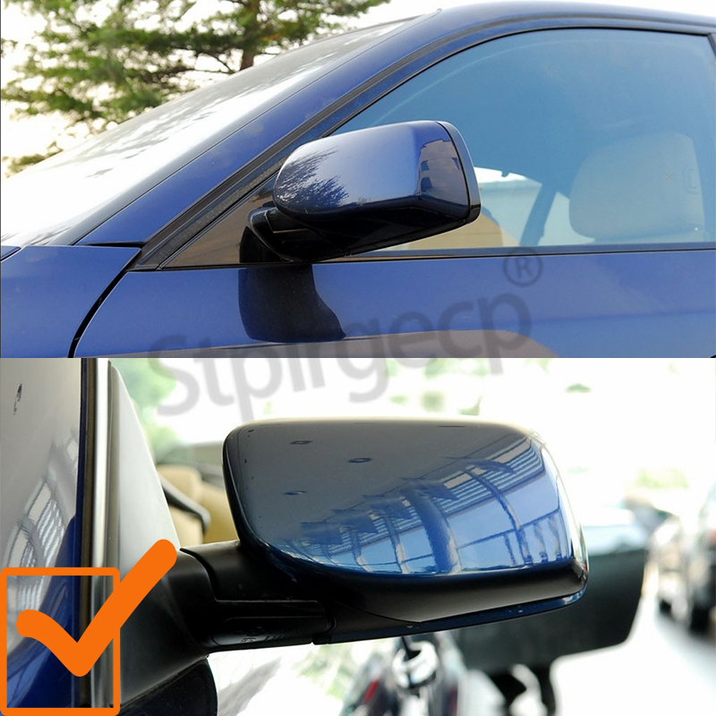 Carbon Fiber Car Rear View Door Wing Mirror Side Mirror Cover Caps Shell Case for BMW E60 E61 E63 E64 5 Series Model 2004-2010