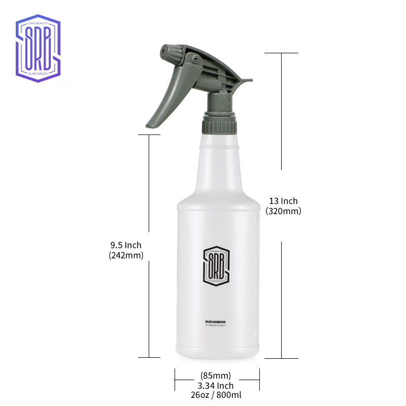 Car Ultra-fine Water Mist Cylindrical Spray Bottle HDPE Chemical Resistant Spray Auto Wash Watering Can, Heavy Duty Spray Bottle