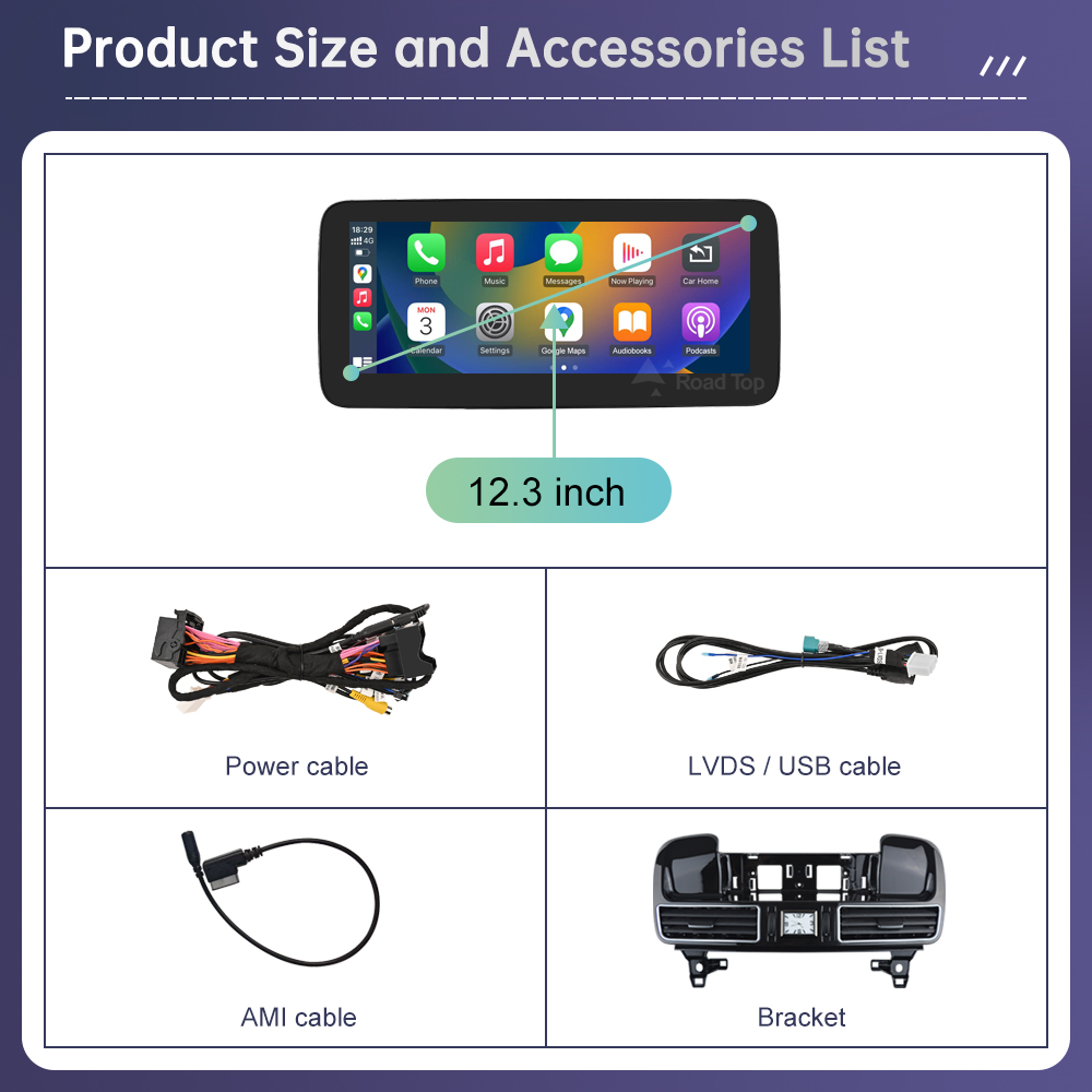 Linux Touch Screen Car Radio for Mercedes Benz ML W166 ML350 GL X166 2012-2015 GPS With Carplay Android Auto Airplay Mirroring