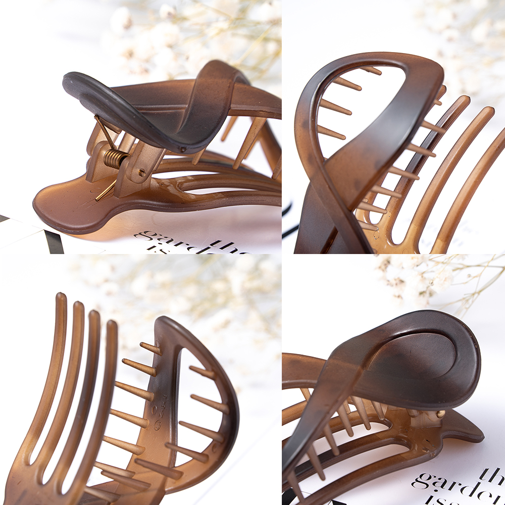 Hair Clip Seamless Plastic Duckbill Claw Women Large Hair Clamp for Women Girls Simple Hairpins Styling Tools Hair Accessories