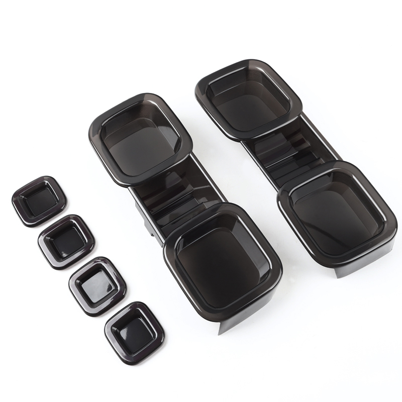 For Land Rover Defender 90 110 2020-2024 Car Tail Light Cover Brake Light Wide Indicator Cover Rear Lamp Hoods Guards Trim