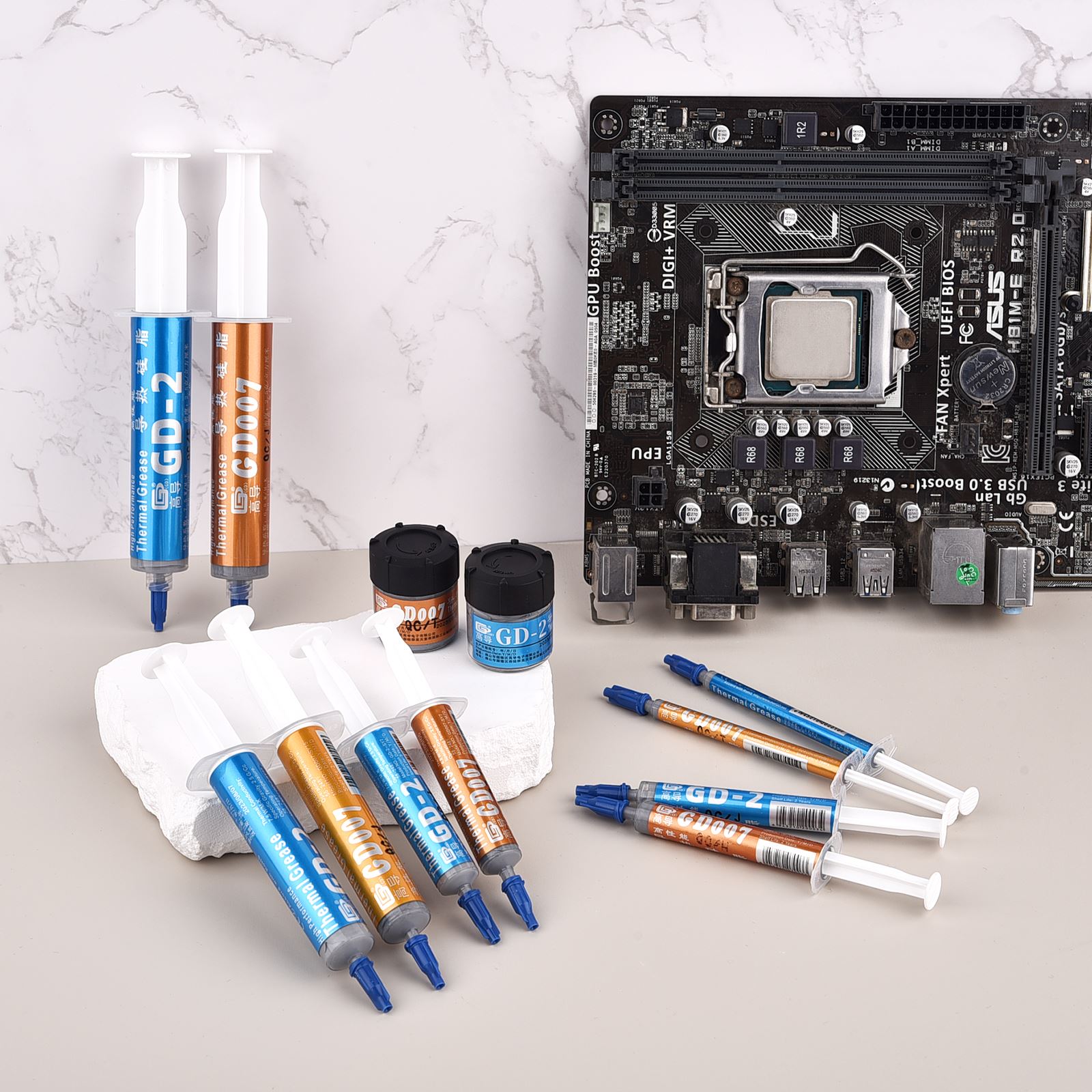 GD900 GD007 GD-2 Thermal Conductive Grease Heatsink Silicone Paste For Computer CPU Processors Heatsink Plaster Water Cooler