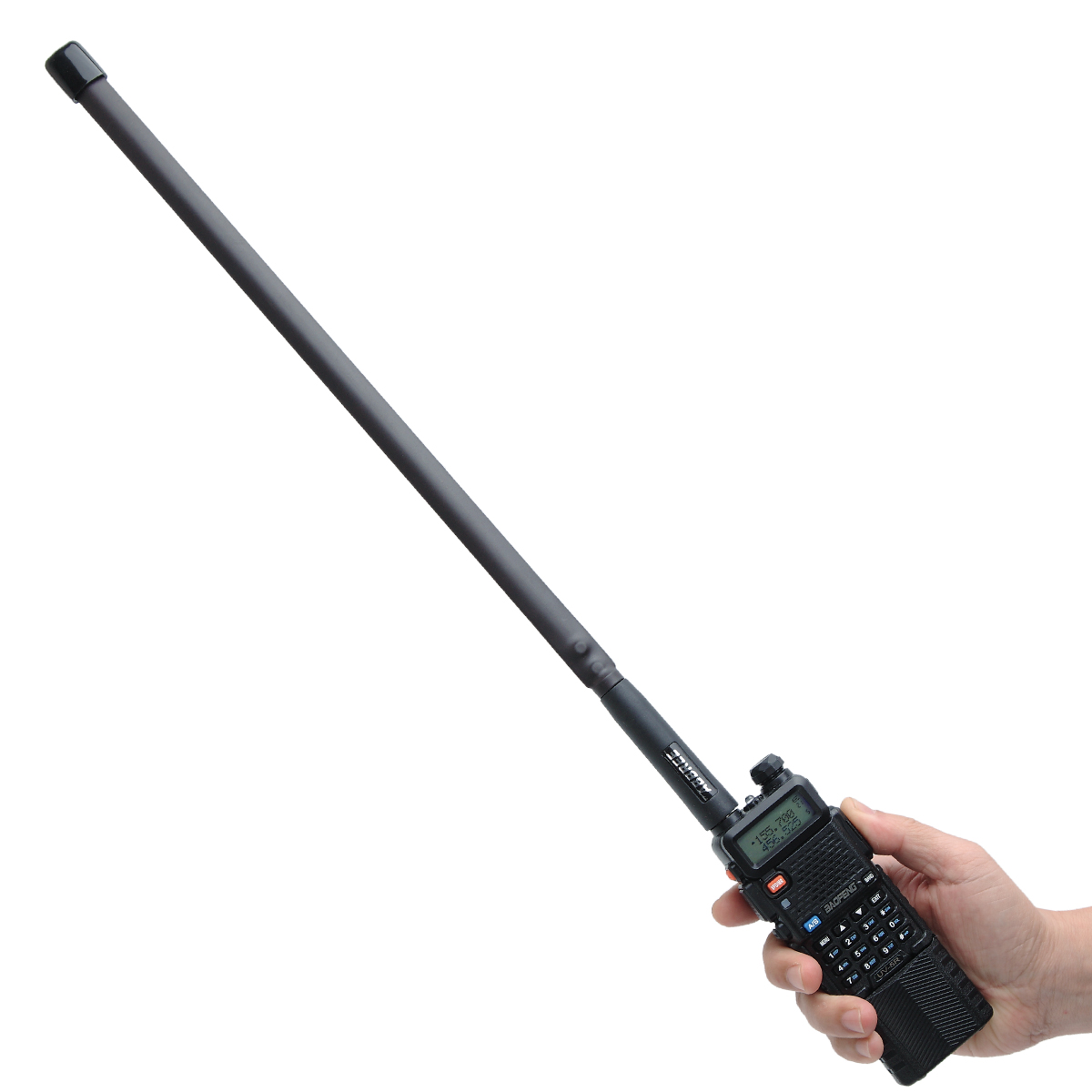 ABBREE CS Tactical Antenna SMA-Female Dual Band VHF UHF 144/430Mhz Foldable For Walkie Talkie Baofeng UV-21 UV-5R QuanSheng K5