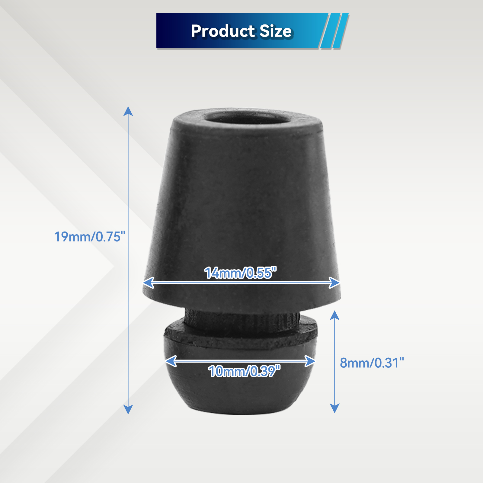 10x Car Door Dampers Buffer Rubber Pad Cover Rubber Anti Shock Cap For Hyundai Elantra Sonata Accent ix35 IX45 Kia Rio 4 5 Ceed