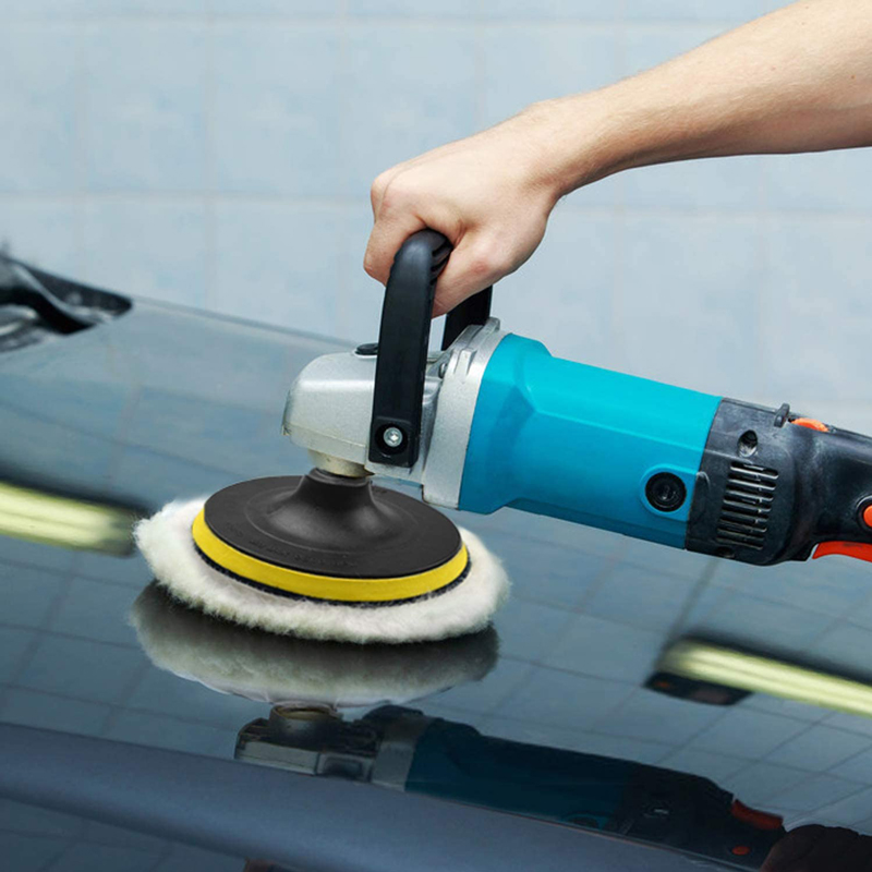 5/8Pcs 7/6/5 Inch Polishing Kit Polishing Pad Car Waxing Sponge Disk Wool Wheel for Auto Body Beauty Polisher Washing Car Gadget