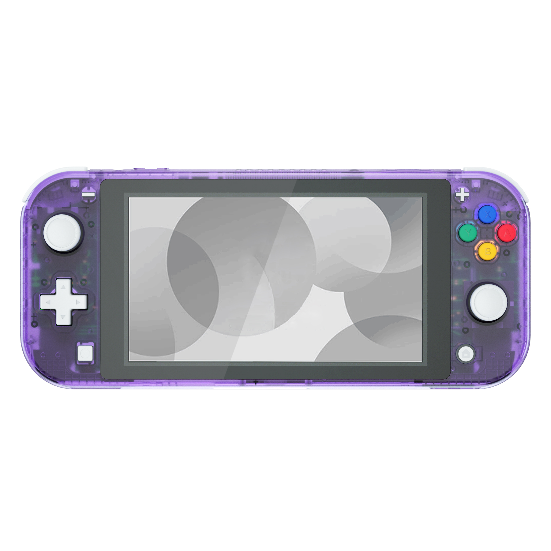 eXtremeRate Replacement Handheld Controller Housing Custom Shell with Screen Protector & ABXY Buttons for Nintendo Switch Lite