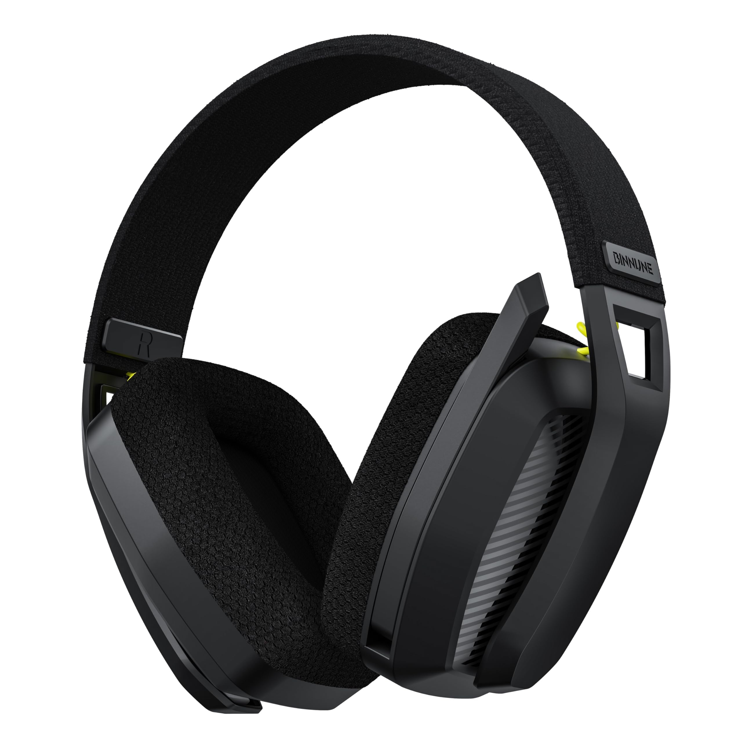 BINNUNE BW06 2.4GHz Wireless Gaming Headset with Mic for PS5 PS4 PC Mac Playstation Bluetooth Gaming Headphone with Microphone Black