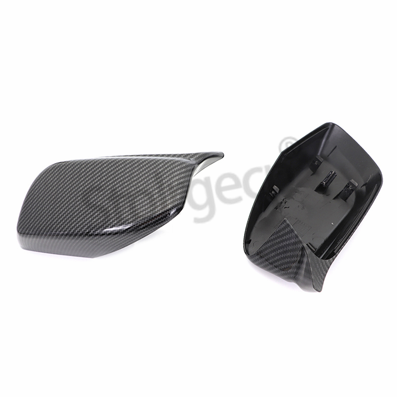 Carbon Fiber Car Rear View Door Wing Mirror Side Mirror Cover Caps Shell Case for BMW E60 E61 E63 E64 5 Series Model 2004-2010