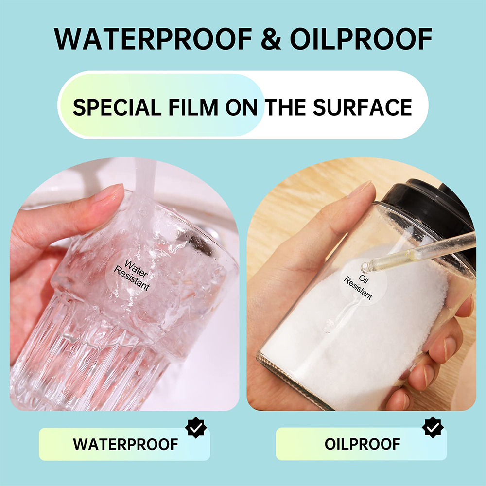Original Niimbot B21/B3S/B1/B203 Color White Transparent MERRY Christmas Label Waterproof Price Tag Gift Festival Decorative