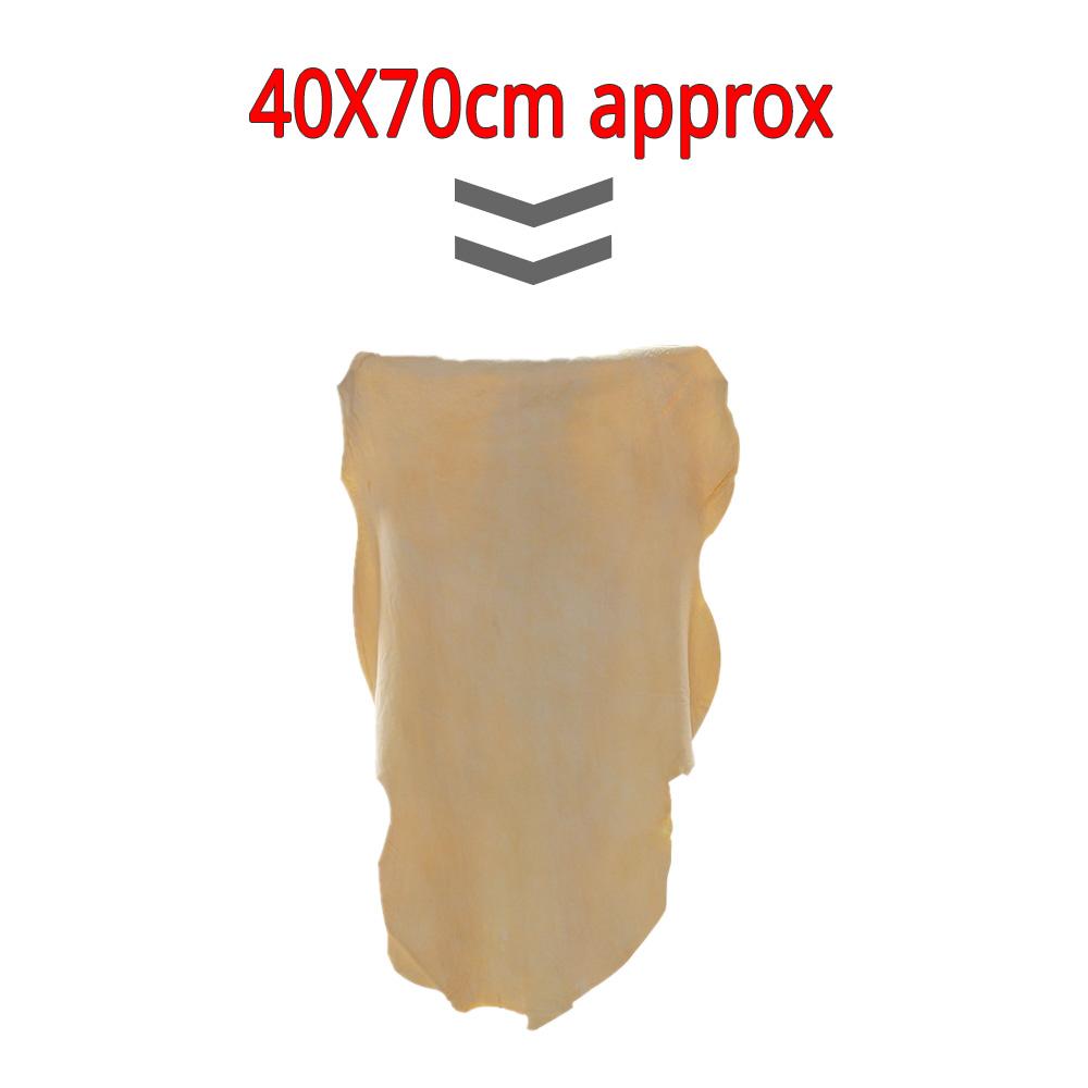 40X70cm Free Shape Cleaning Genuine Leather Cloth Car Auto Home Care Motorcycle Natural Drying Chamois Approx Water Absorption X70 CM About