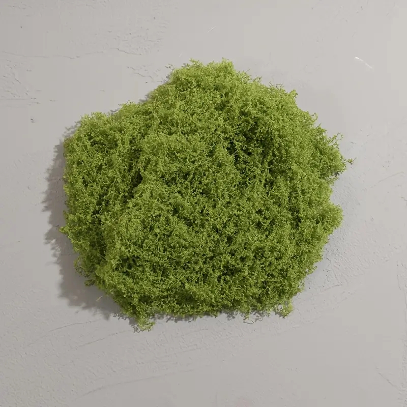 about 20g Artificial Green Plants Polyester Moss Grass Home Living Room Garden Decoration Mini Landscape Fake Flower DIY Crafts light green