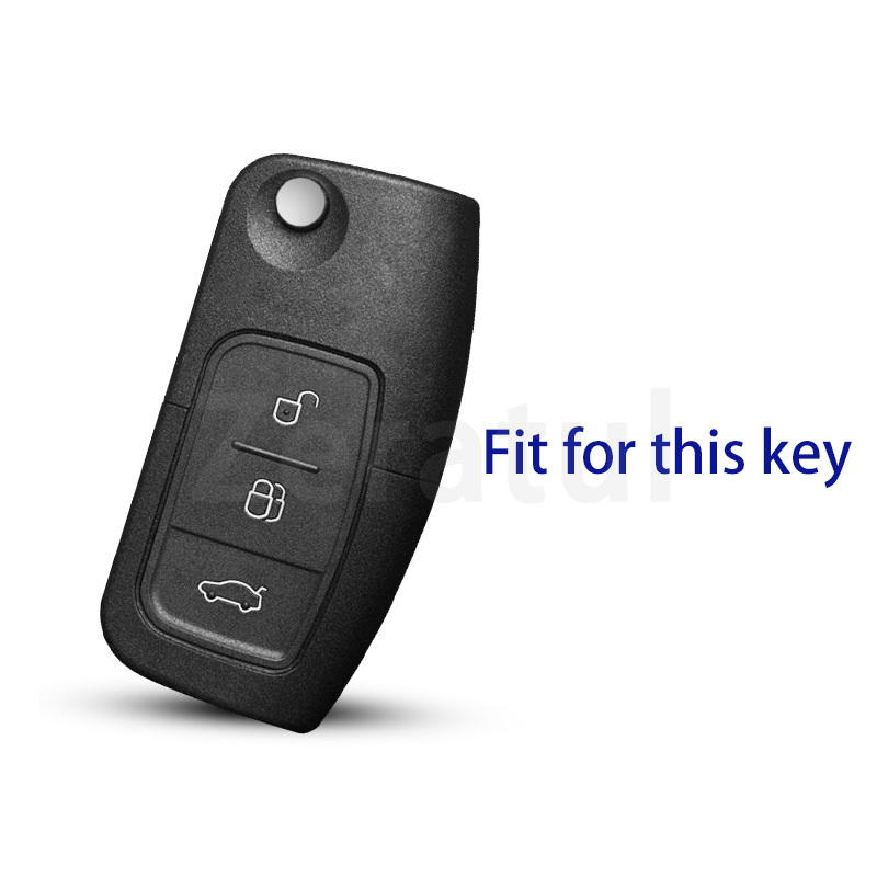Shell Fob TPU Car Soft Folding Key Case Holder Full Cover For Ford Focus 2 Falcon Escape Galaxy Kuga B-Max C-Max Ecosport Fiesta