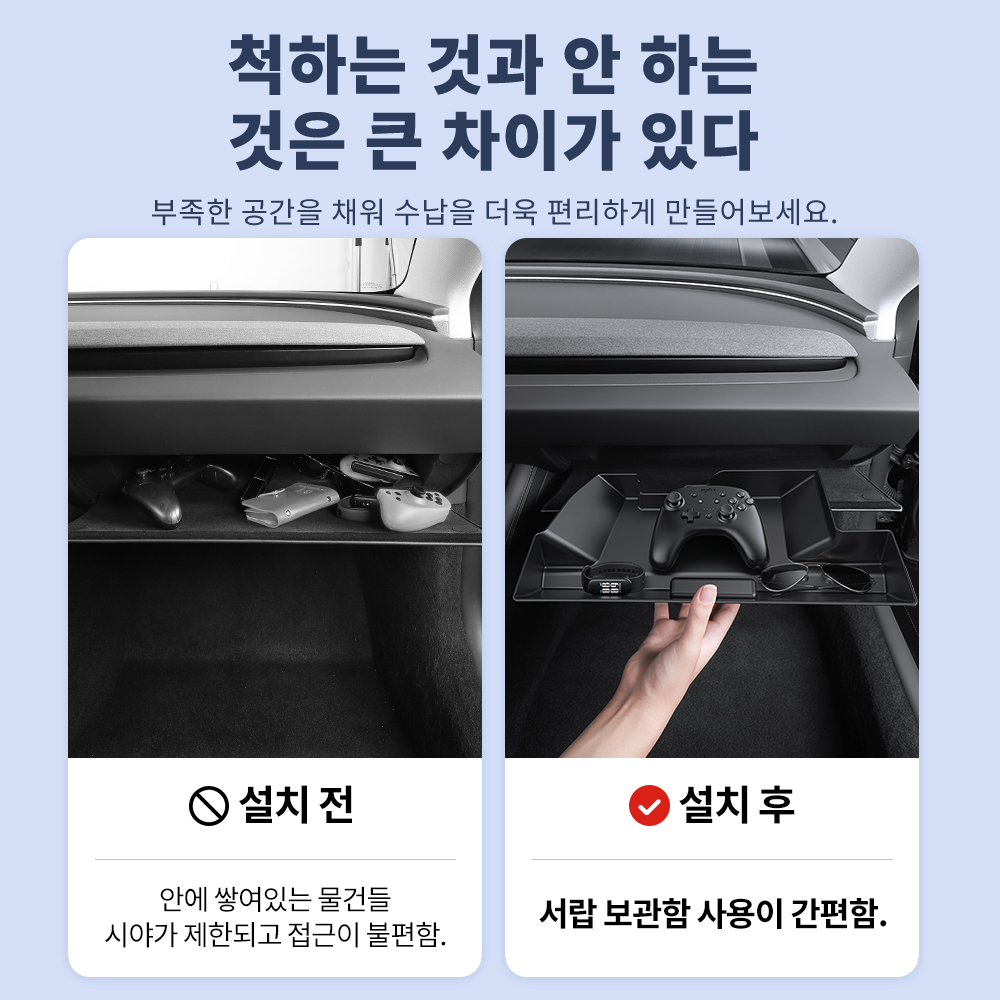 YZ For Tesla Model 3 Y Juniper Highland Central Control Glove Box Storage Box Car Storage Box Interior Interior Accessories