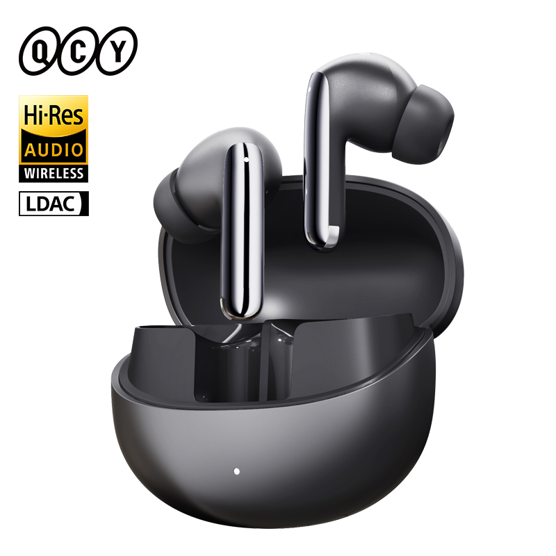 QCY MeloBuds Pro ANC Wireless Bluetooth Earphones 46dB Hybrid ANC Hi-Res LDAC Bluetooth 5.3 Earbuds 6 Mic 34H Playtime Black / Brazil