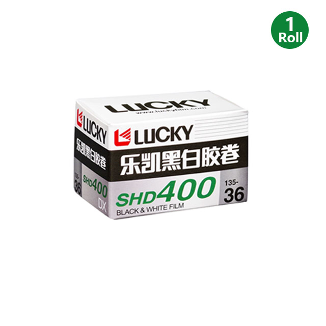 1-12 Rolls CHINA LUCKY 135 35mm Black And White Film SHD400 36 Sheets With DX Code ISO 400 Exposure（Expiration Date: 2027） ROLL