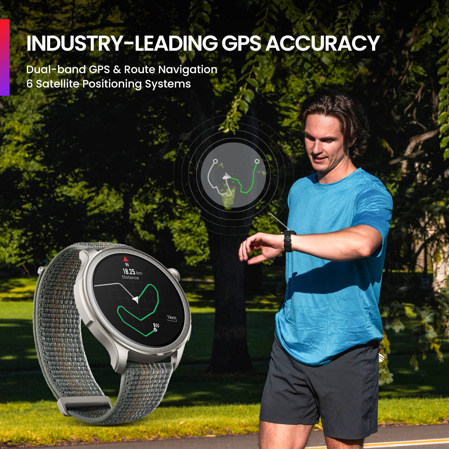 Amazfit Balance 46mm Smart Watch 150+Sports Modes 14-Day Battery Dual-Band GPS SmartWatch For Android IOS Phone