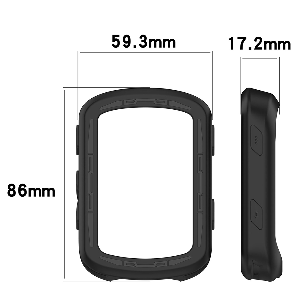 For Garmin Edge 540 840 Solar Protective Case Cover + 3PCS Glass Films Bike Bicycle GPS Silicone Shell Protector Edge540 Edge840