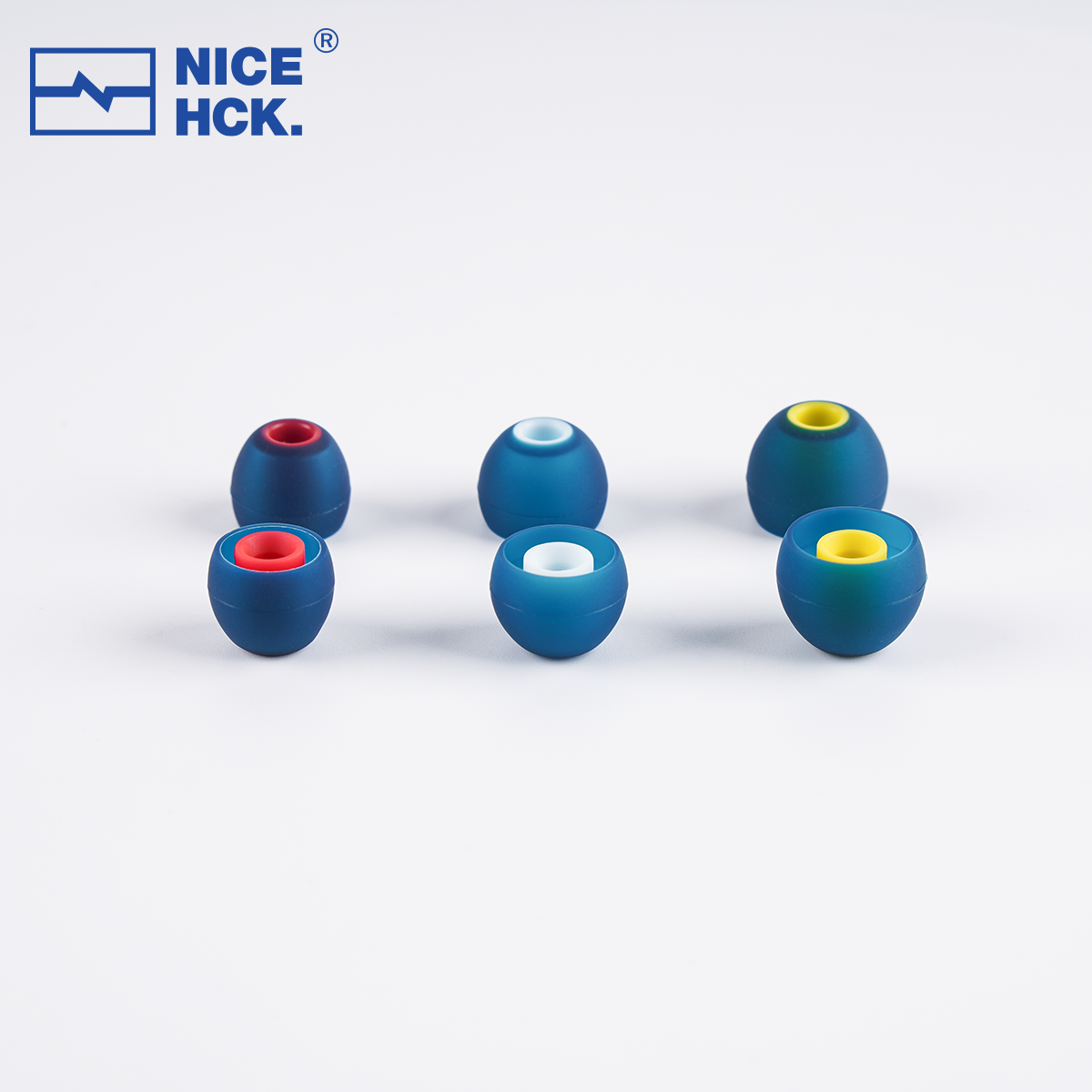 NICEHCK 08 Silicone Ear Tips Noise Isolating Universal Ear Caps Earphone Accessories Improve Vocal for MK4 DB2 Sono ZSN ZSX IEM