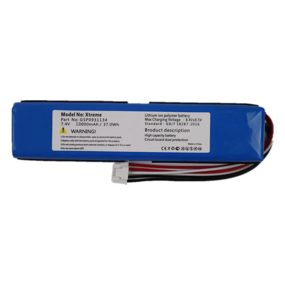 New 100% Original Battery For JBL xtreme1 extreme Xtreme 1 GSP0931134 18000mAh 37.0Wh Batterie tracking number + tools