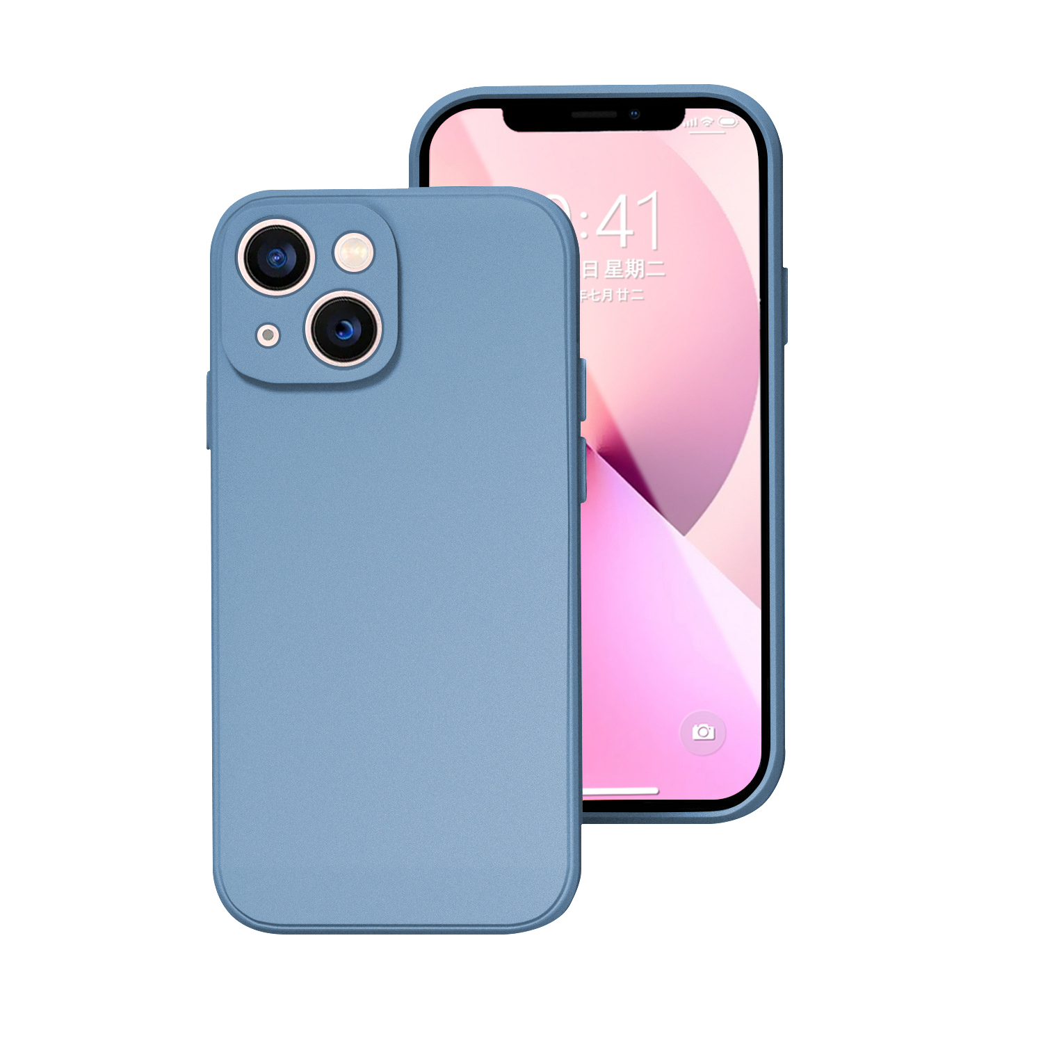 Phone Case For Iphone 14 Plus 13 12 Mini 11 Pro Max Xs X Xr 7 8 Candy Color Original Liquid Silicone Soft Protector Back Cover grey / For iphone Xs max