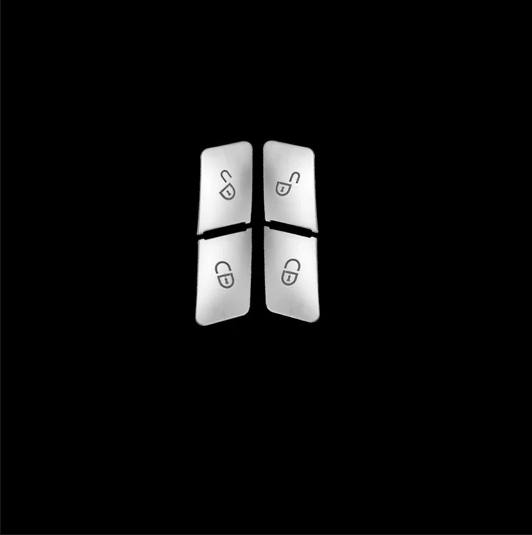 1 Set Car Door Lock Unlock Switch Button Cover For Mercedes For Benz C Class W204 20072014 For E Class W212 20102015 ( 4 Door)