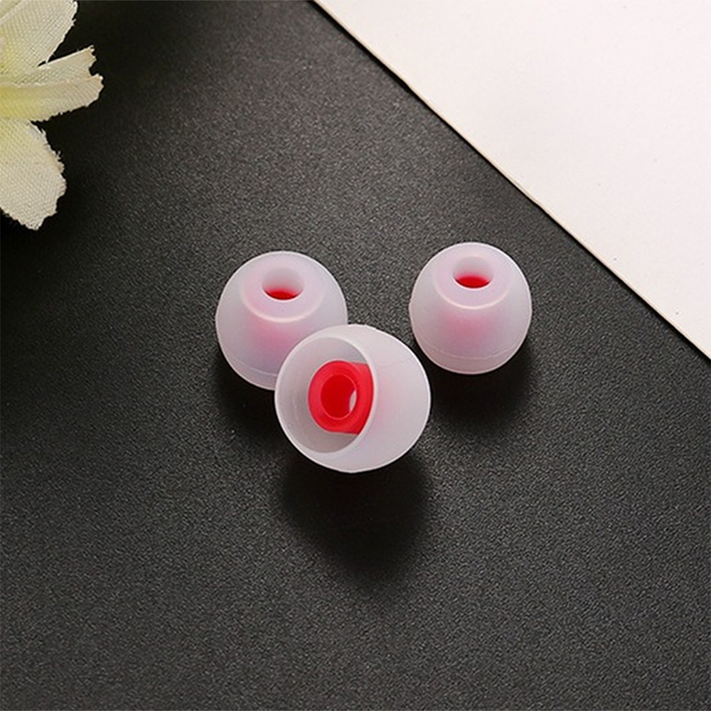 Ivinxy 12pcs Layer Silicone In-Ear Earphone Covers Cap Replacement Earbud Bud Tips Earbuds Eartips Earplug Ear Pads Cushion