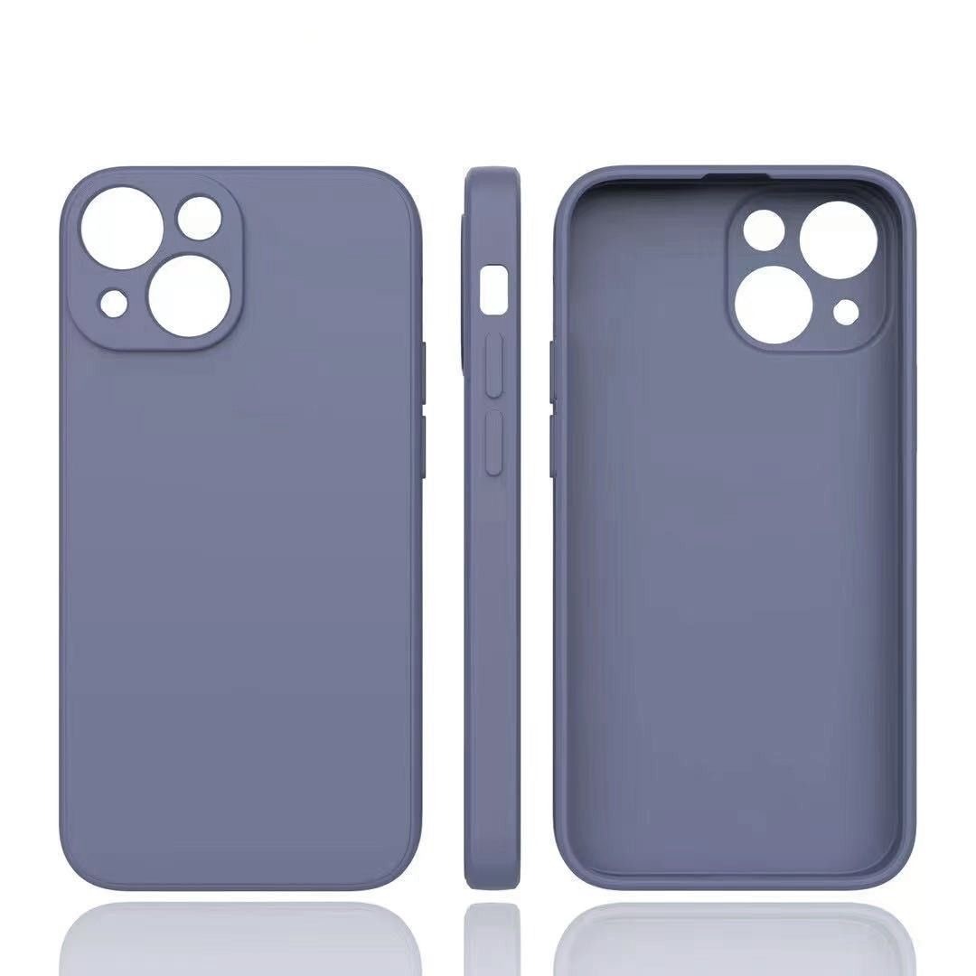Phone Case For Iphone 14 Plus 13 12 Mini 11 Pro Max Xs X Xr 7 8 Candy Color Original Liquid Silicone Soft Protector Back Cover