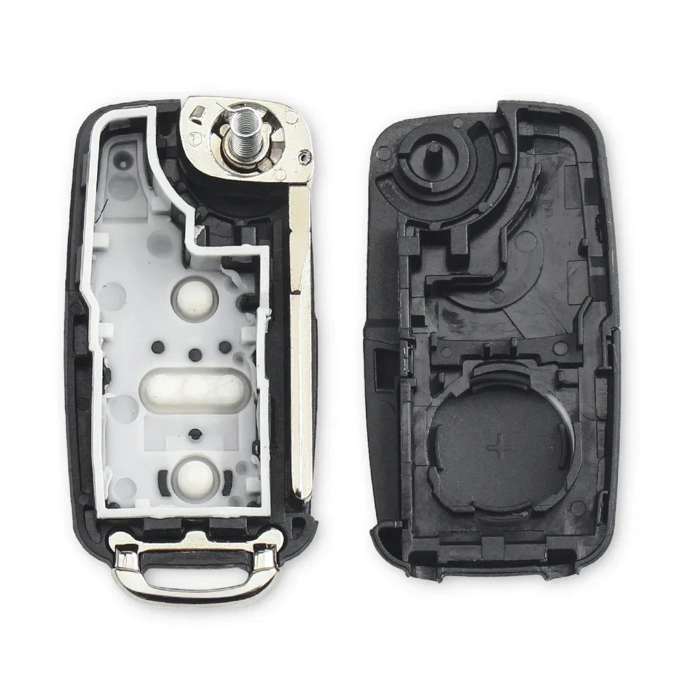KEYYOU Flip Remote Folding Key Shell Case For VW VOLKSWAGEN Tiguan Golf Sagitar Polo MK6