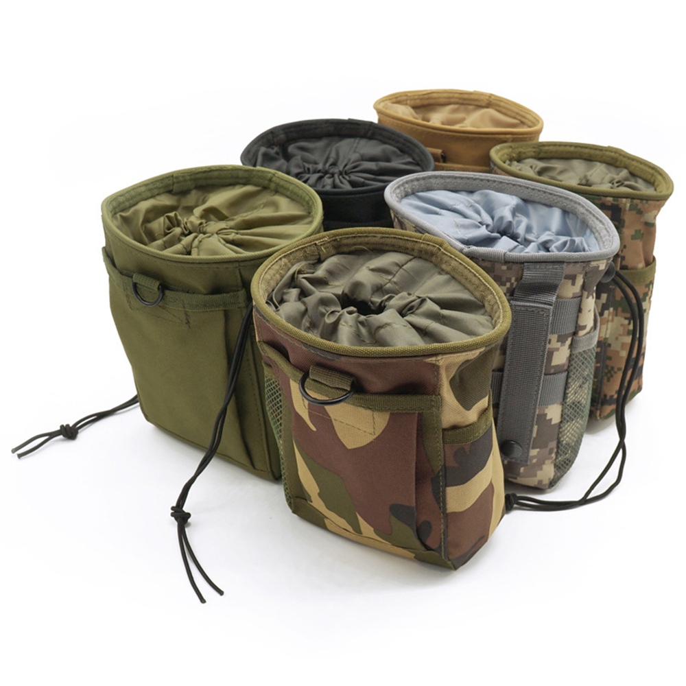 2026 New Outdoor 3-5L Storage Camouflage Molle Dump Drop Pouch Recycle Waist Pack Ammo Bags Hunting Accessories Bag Pouches
